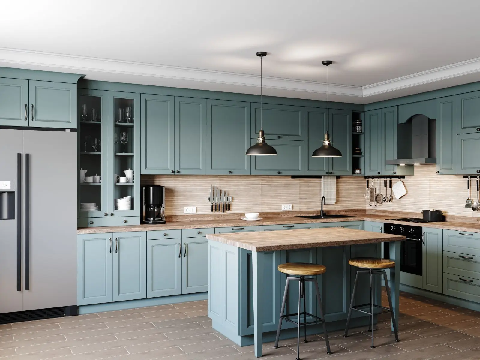 New rustic Kitchen Fitting